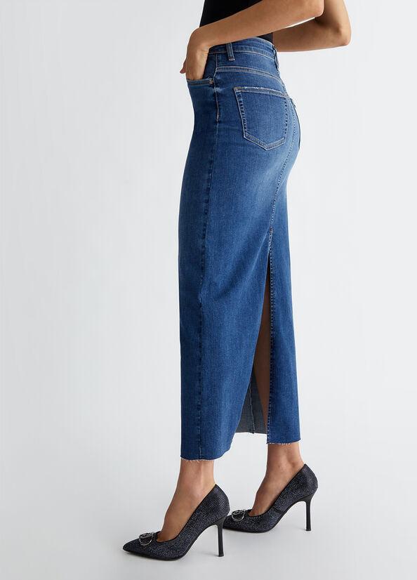 gonna lunga denim UF4105D4811 78525 liU JO 