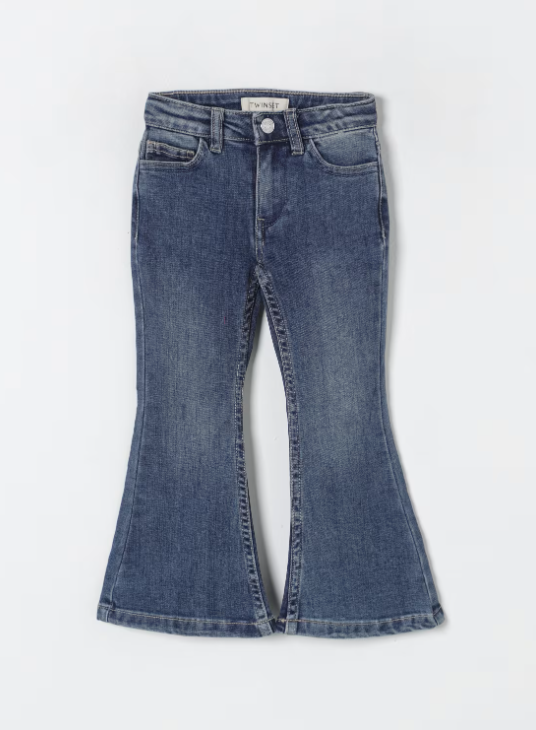 jeans in denim di cotone 242GJ2290 07282 TWINSET GIRL 