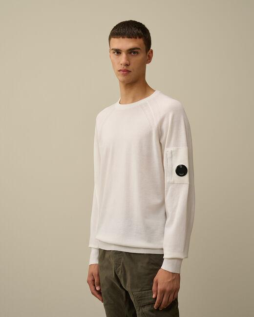 maglia in lana merino 17CMKN049A 005528A 103 CP COMPANY 