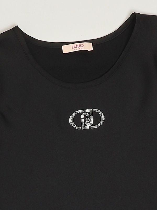 t-shirt in raso liu jo junior GA6025T400A 22222 LIU JO JUNIOR 