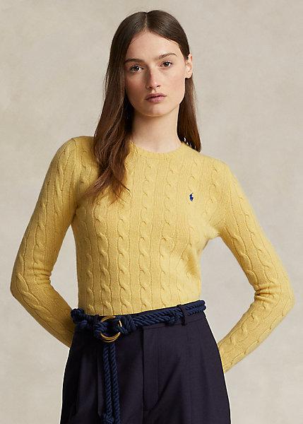 maglia a trecce in lana e cashmere 211-910421 008 RALPH LAUREN POLO 