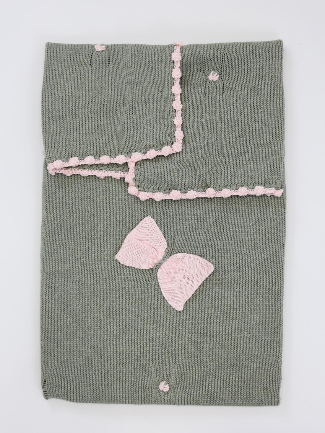 coperta in cotone maxi fiocco BRINDISI COPERTA UNI PICCOLA GIUGGIOLA 