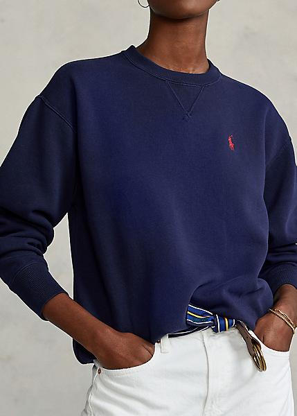 Felpa con logo in contrasto 211-794395 003 RALPH LAUREN POLO 