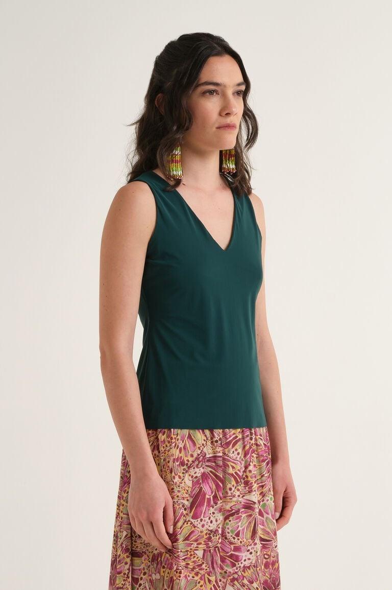 top in soft jersey JP5564 70210 60050 VERDEBOSCO MALI'PARMI 