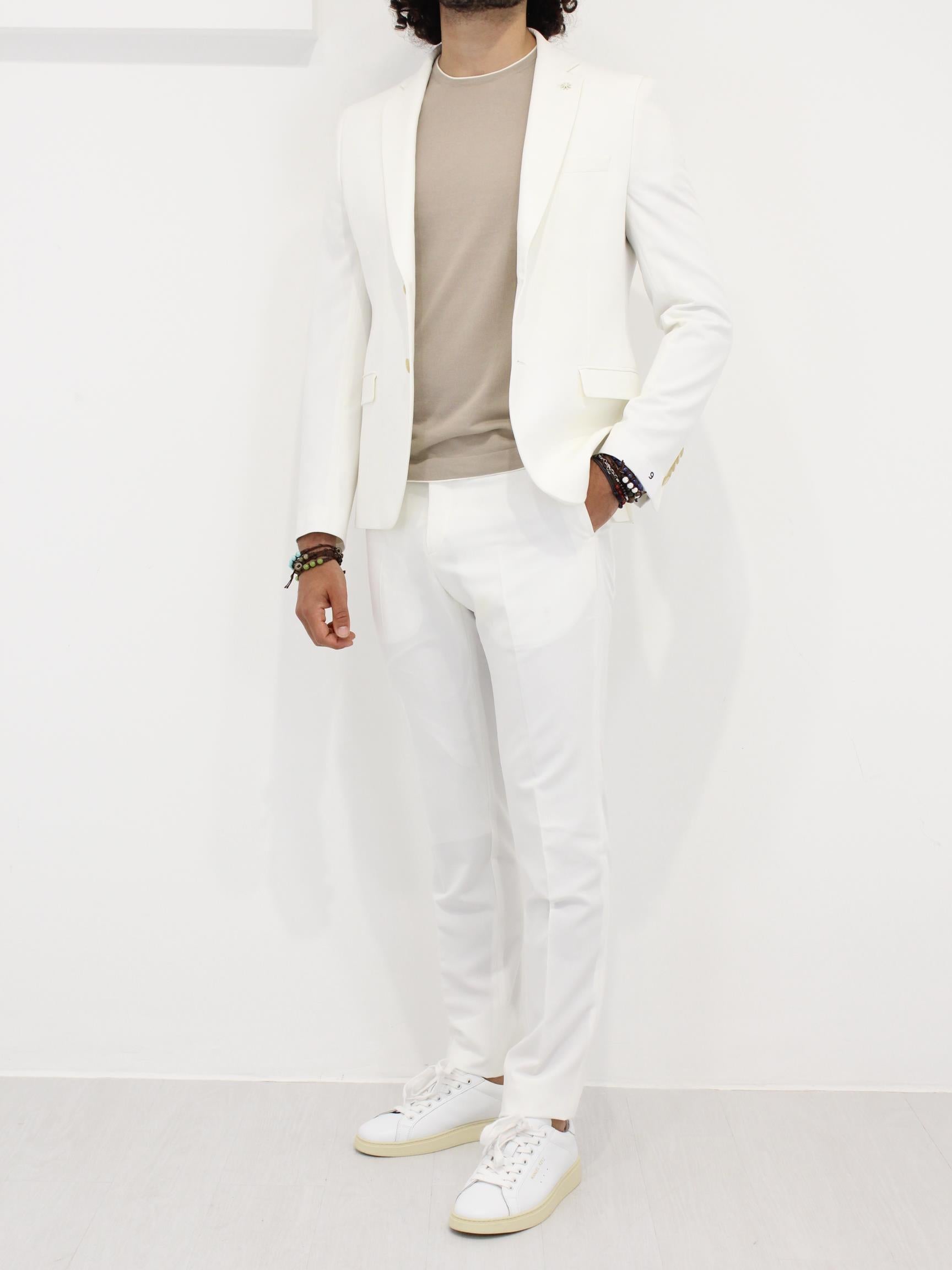 Abito pastello uomo slim fit 3432A3109 233270 03 MANUEL RITZ 