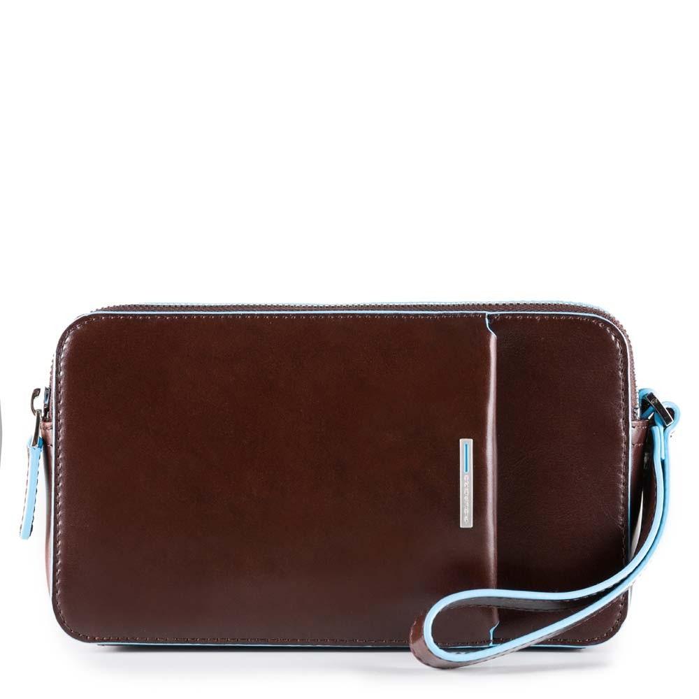 pochette in pelle con tasca frontale AC4221B2 MO PIQUADRO 