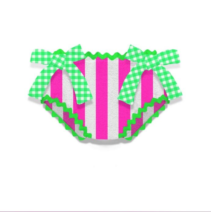 costume con fiocco in contrasto RAINBOW 05118D MC2 SAINT BARTH 