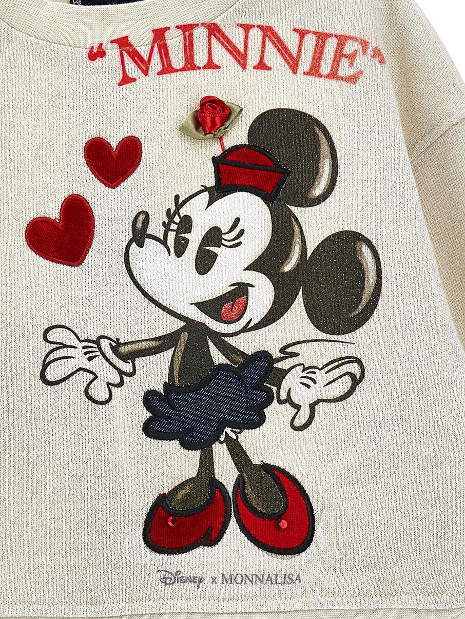 felpa minnie con fiocco 19F603 6028 0029 MONNALISA 