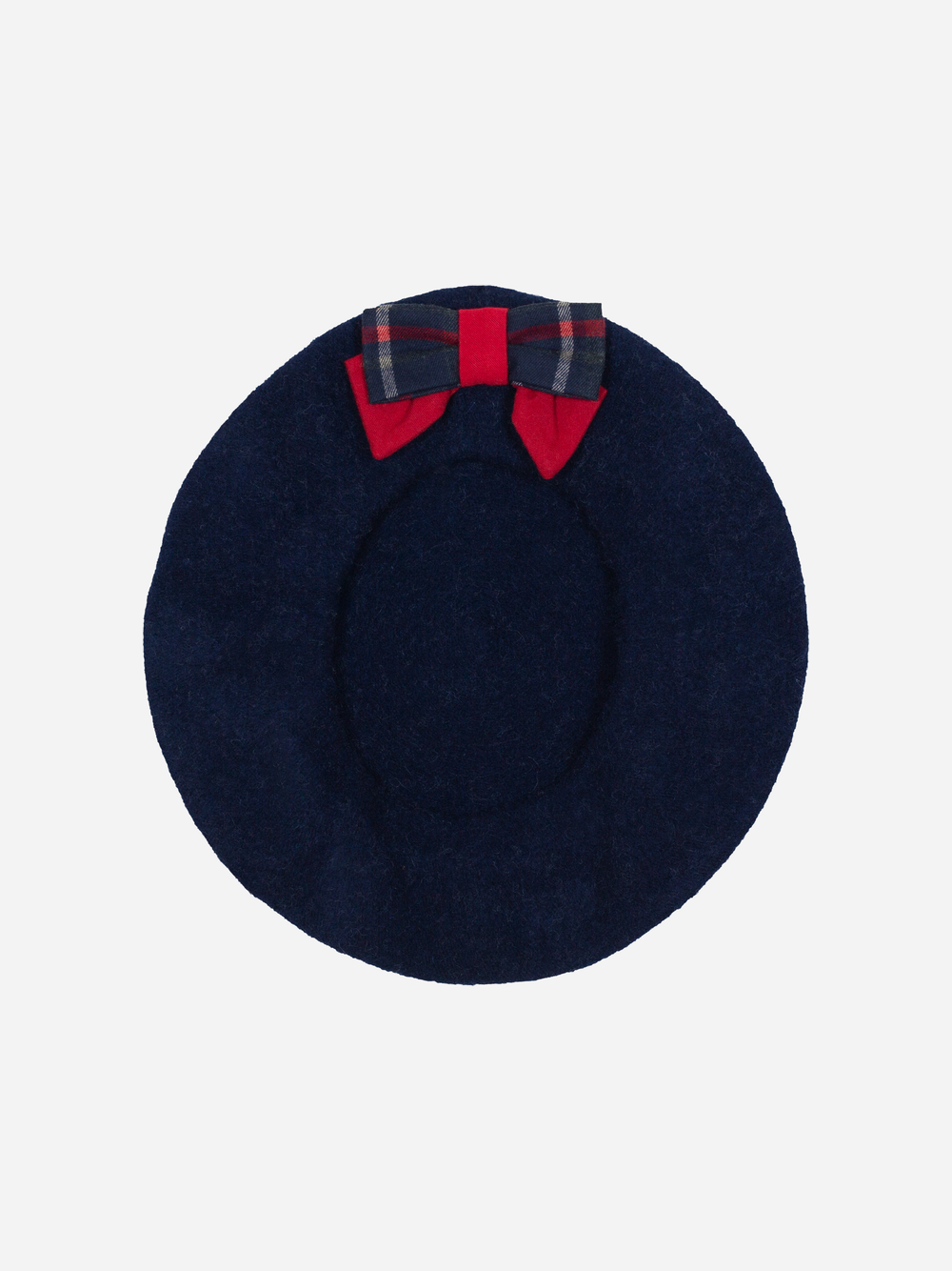 basco con fiocco tartan BNA4133473 MARINE PATACHOU 