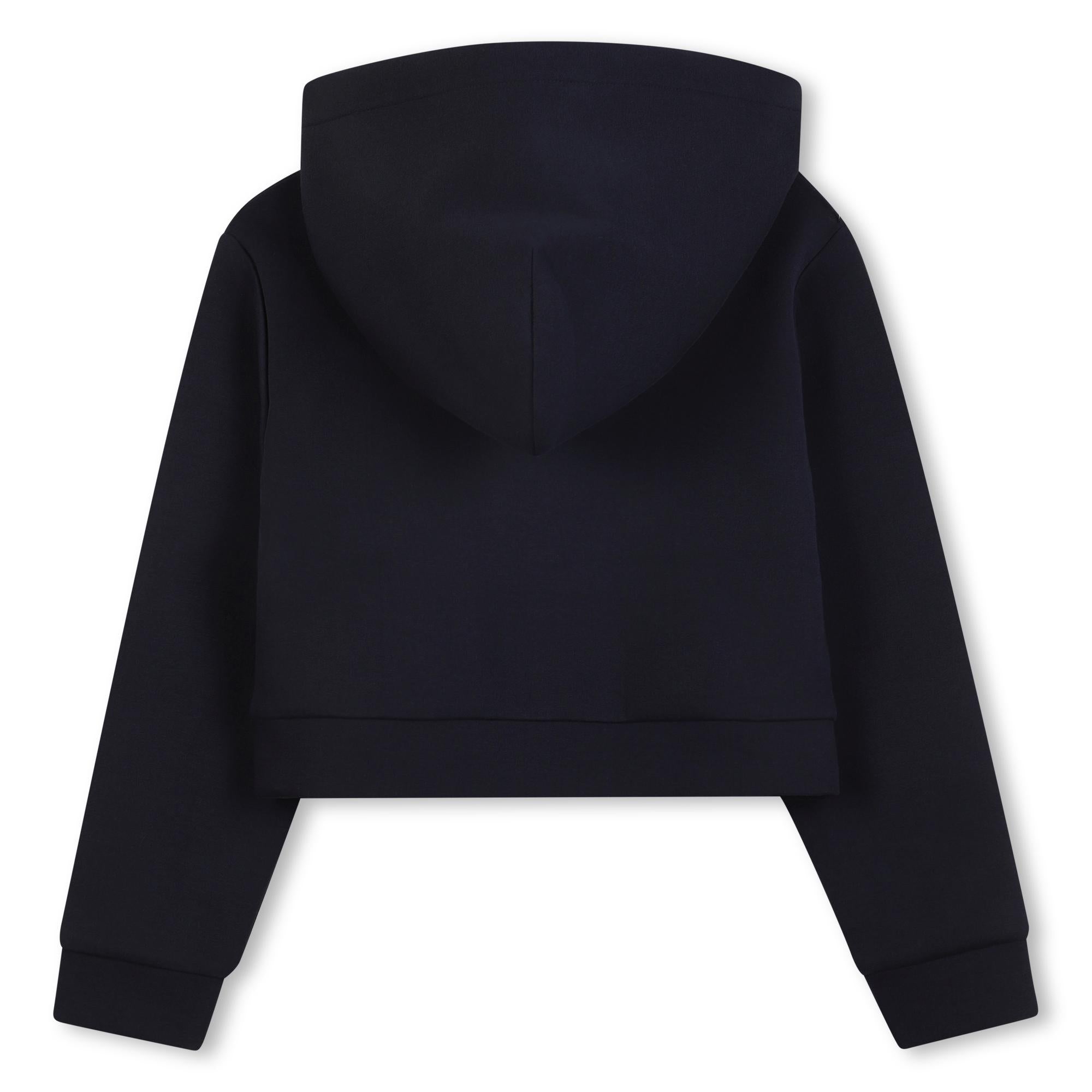 felpa full zip e cappuccio W60580 84E MARC JACOBS KIDS 