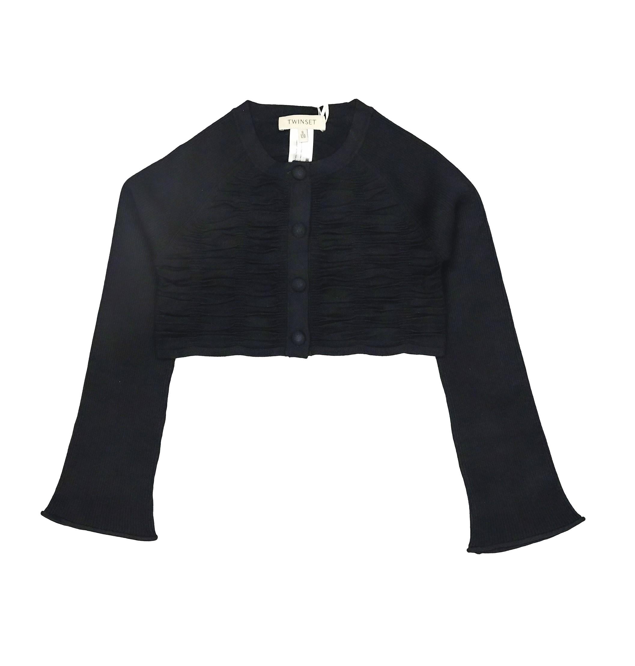 cardigan in maglia groffato 251GJ3423 00006 TWINSET GIRL 
