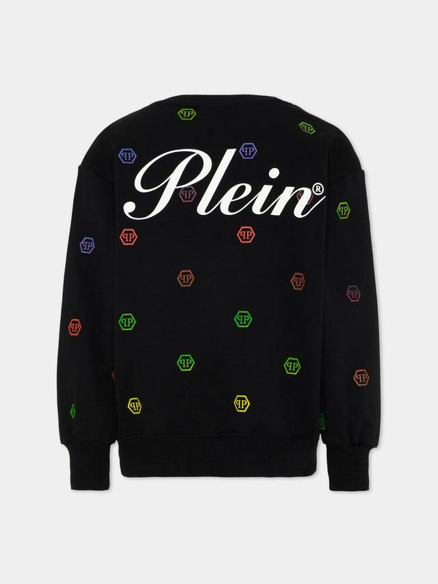 felpa logo monogram multicolor S6PHJBSW009 110 PHILIPP PLEIN 