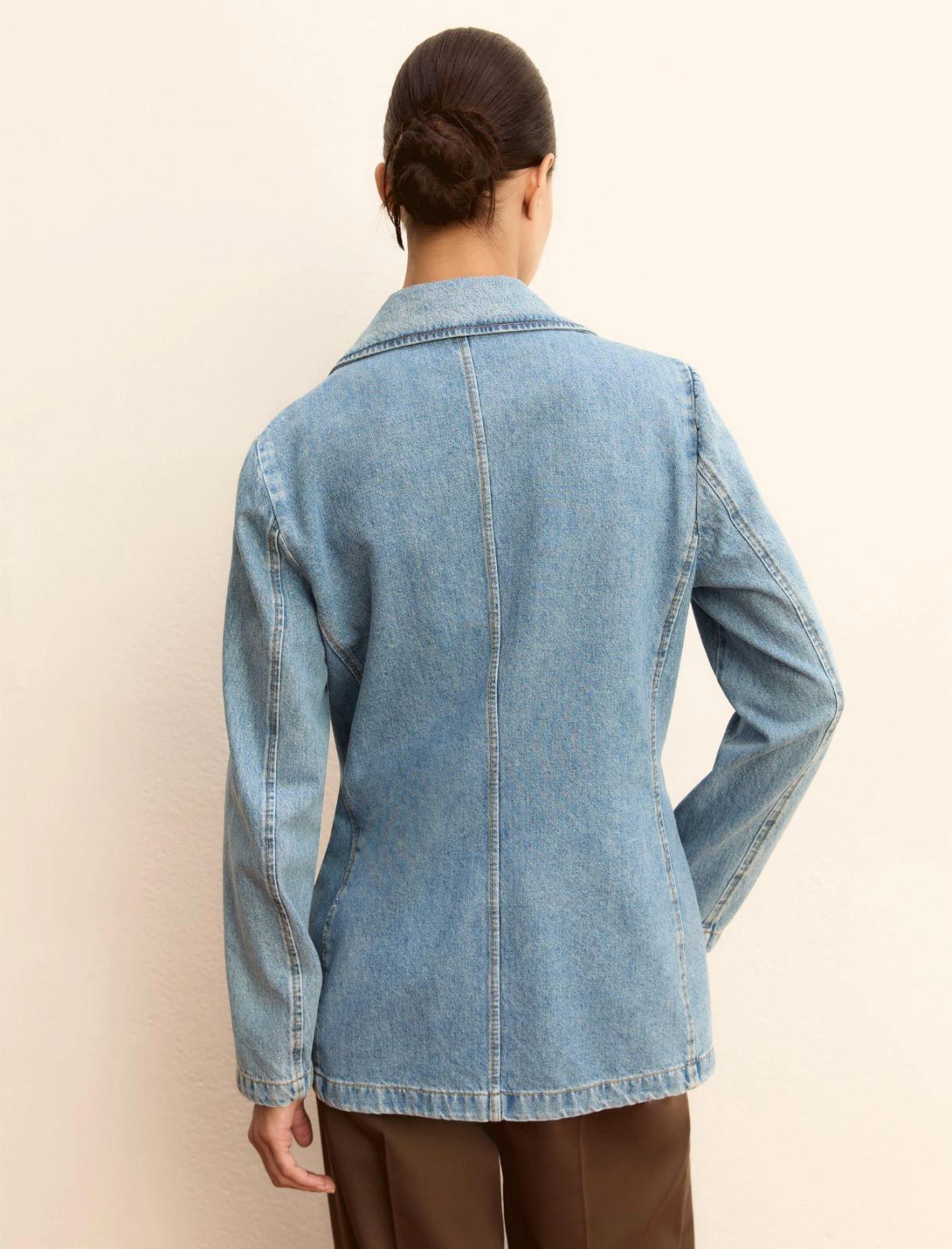 blazer in denim EMMTECA 001 EMME MARELLA 