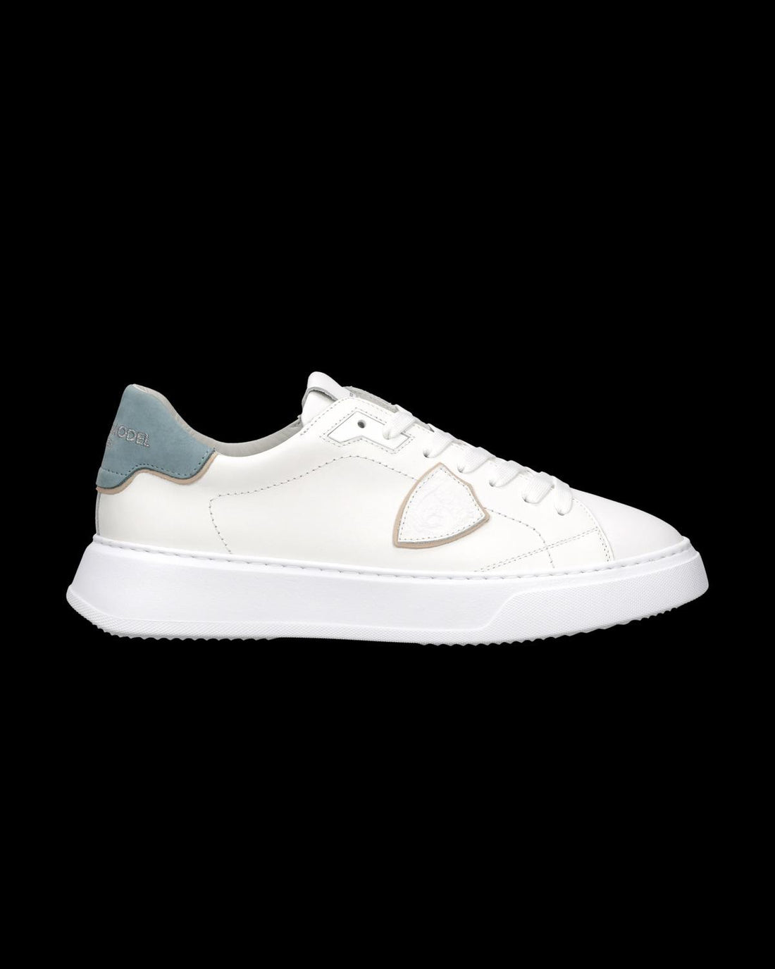 sneakers temple azzurro BTLU VU02 BLANC AZUL PHILIPPE MODEL 