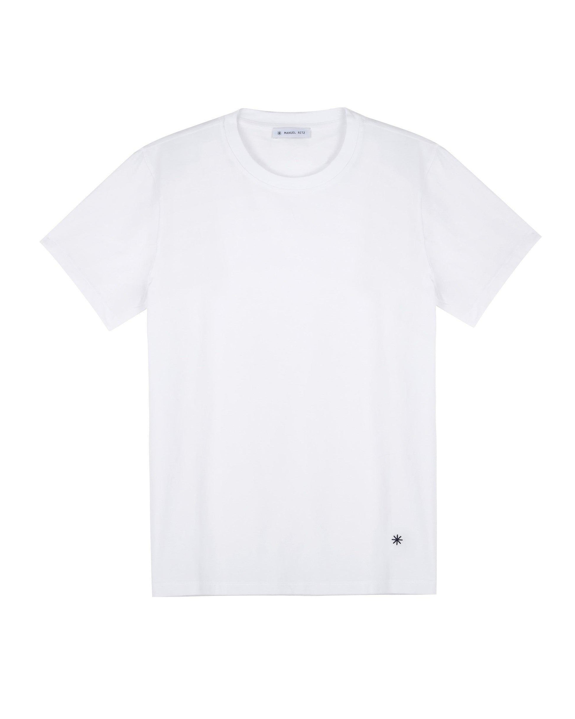 t-shirt in jersey di cotone stretch 4032M568 263284 01 MANUEL RITZ 