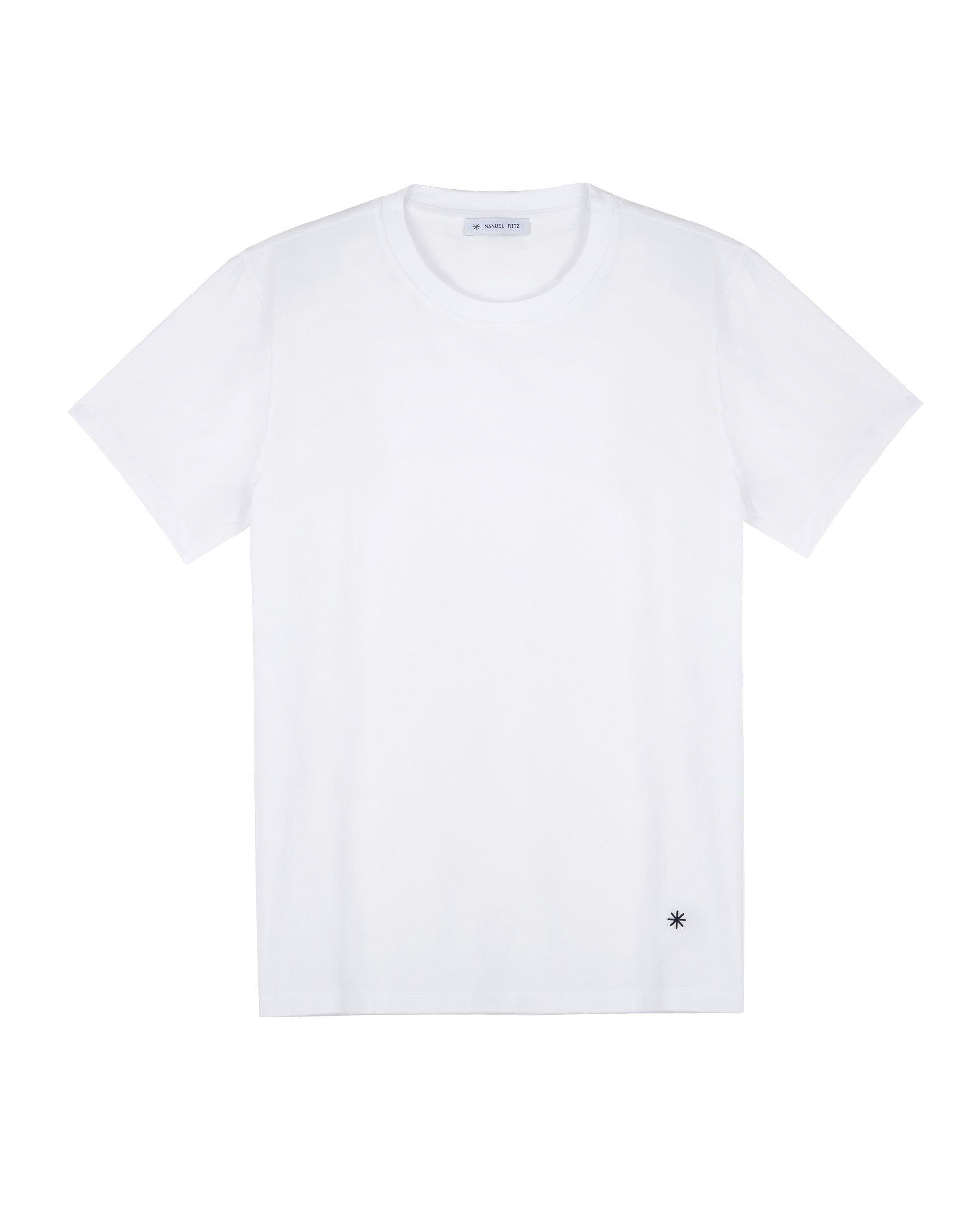 t-shirt in jersey di cotone stretch 4032M568 263284 01 MANUEL RITZ 