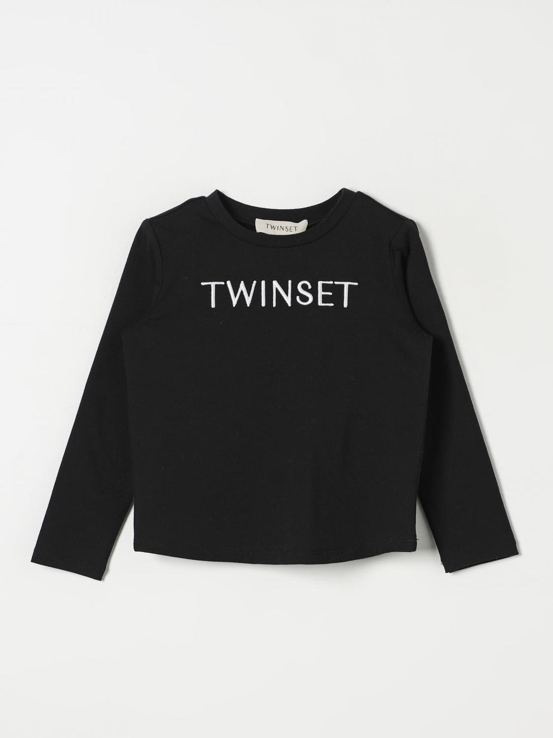 t-shirt cropped con logo 242GJ2075 02714 TWINSET GIRL 