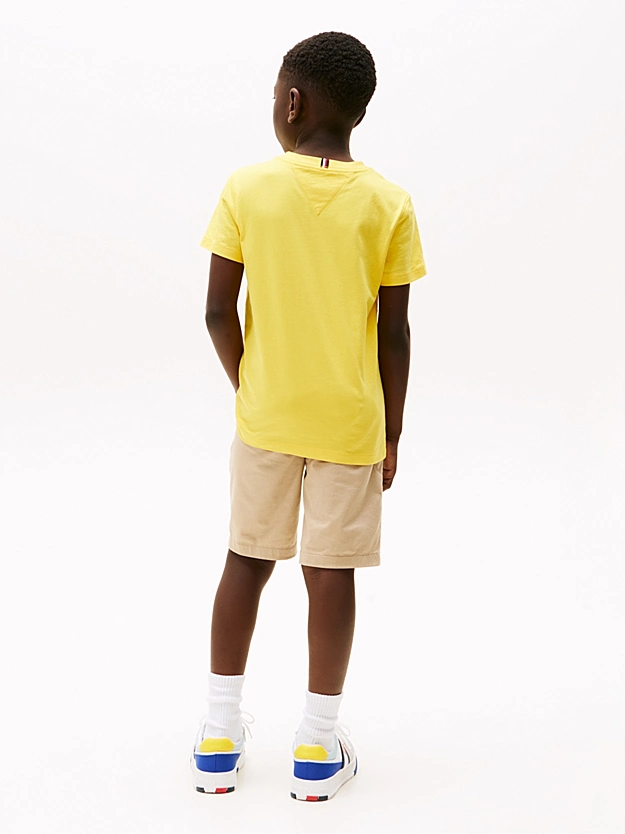 t-shirt con bandierina KB0KB06879 ZIN TOMMY HILFIGER KIDS 