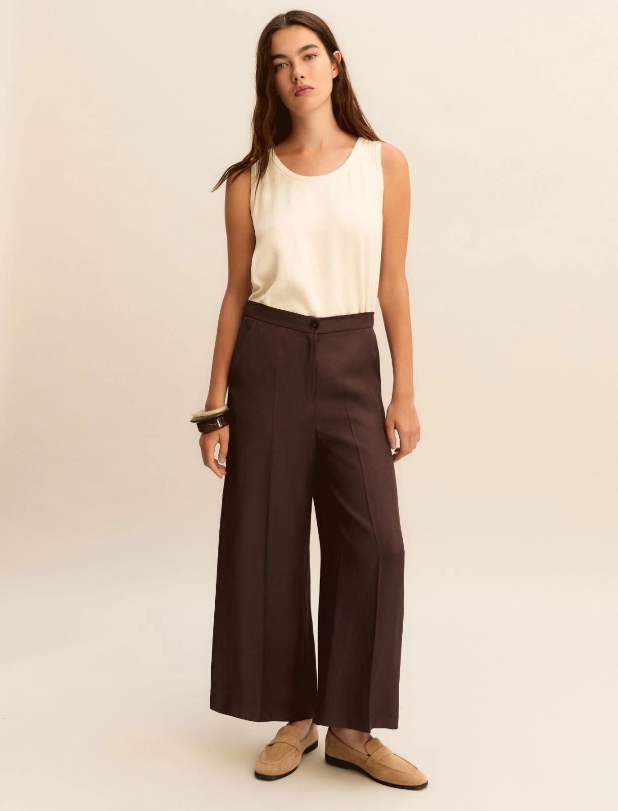 pantaloni in misto lino EMMALCUNO 003 EMME MARELLA 