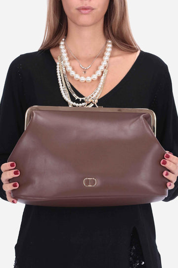 Borsa a tracolla ovale 252TD8330 11054 TWINSET 