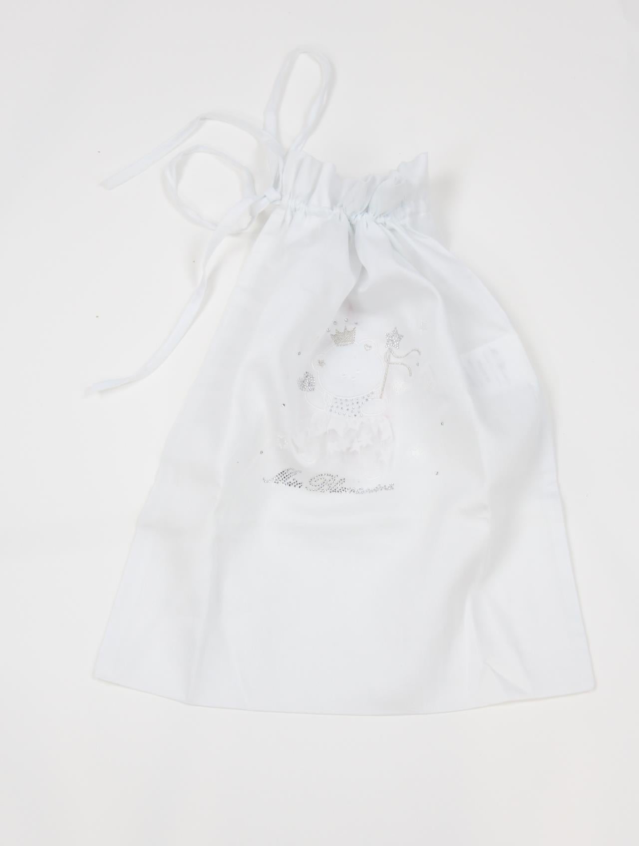 SACCO NASCITA CON ORSETTO MBL3290-BIS BIANC MISS BLUMARINE 