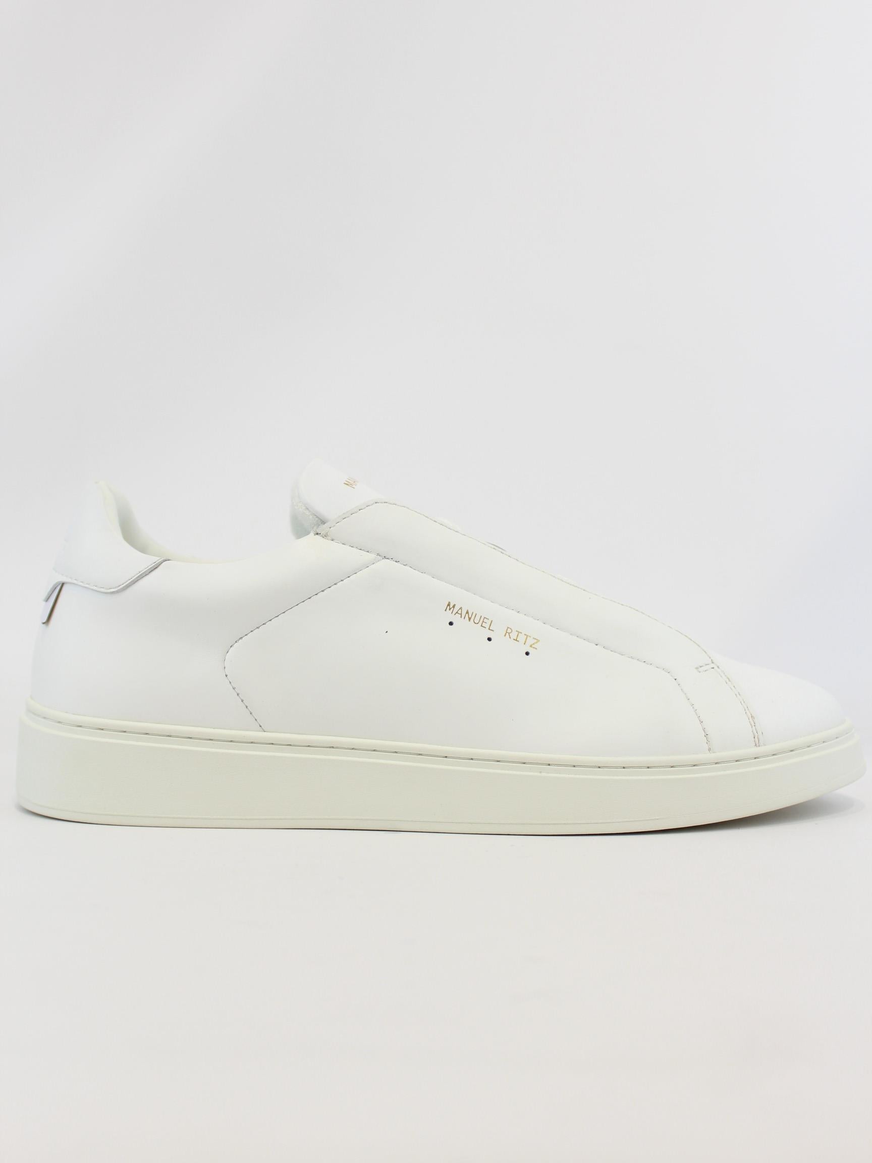 Sneakers con logo oro 3932Q511 253821 02 MANUEL RITZ 