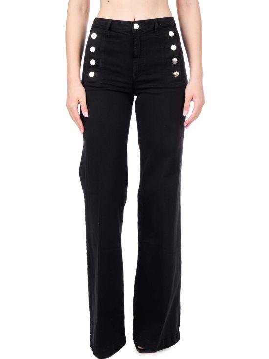 Jeans con bottono logati DB5057 NERO VICOLO 