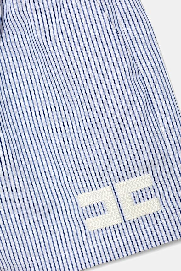 shorts a righe e logo EFBE087 CR025 D885 ELISABETTA FRANCHI 