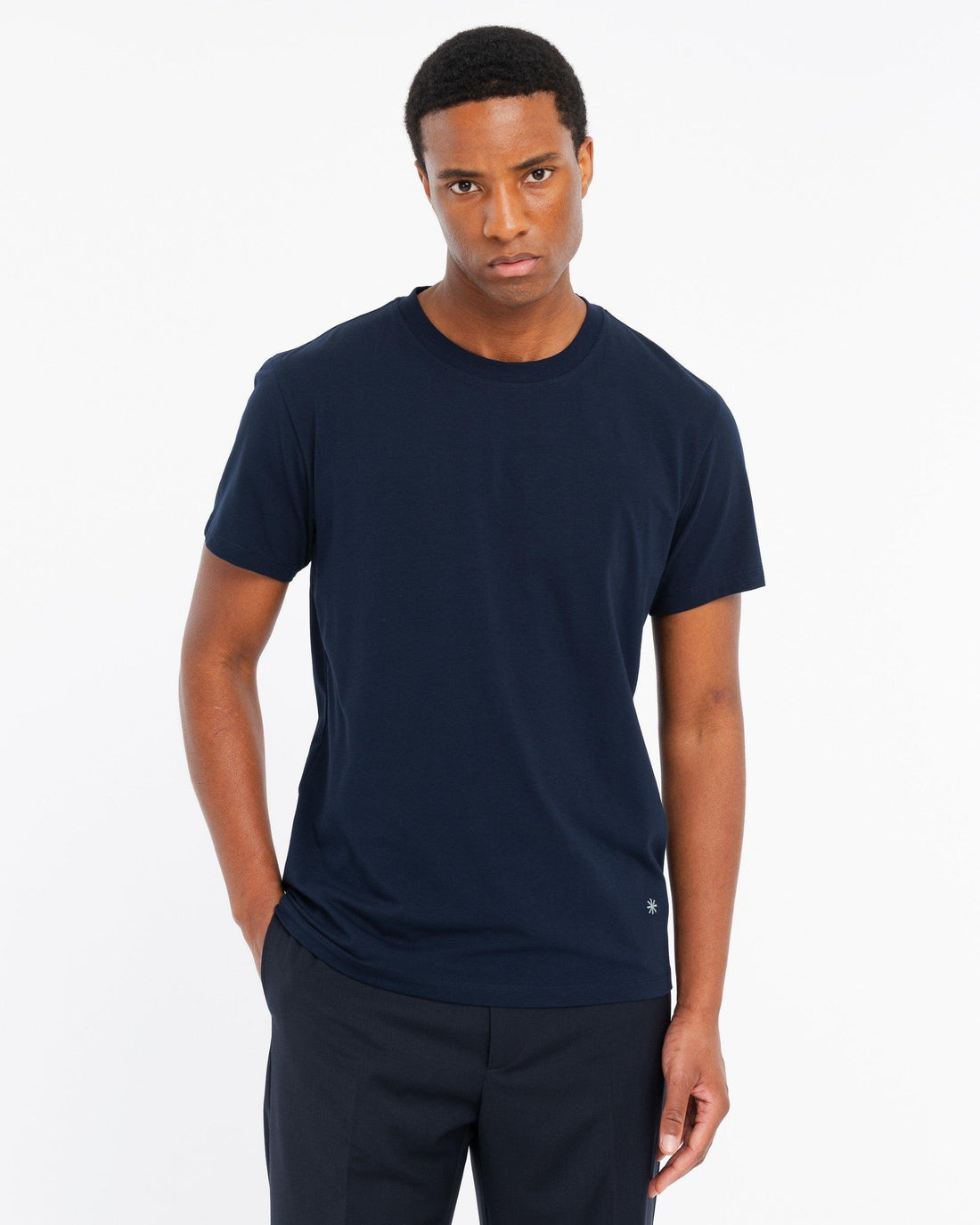 t-shirt in jersey di cotone stretch 4032M568 263284 89 MANUEL RITZ 