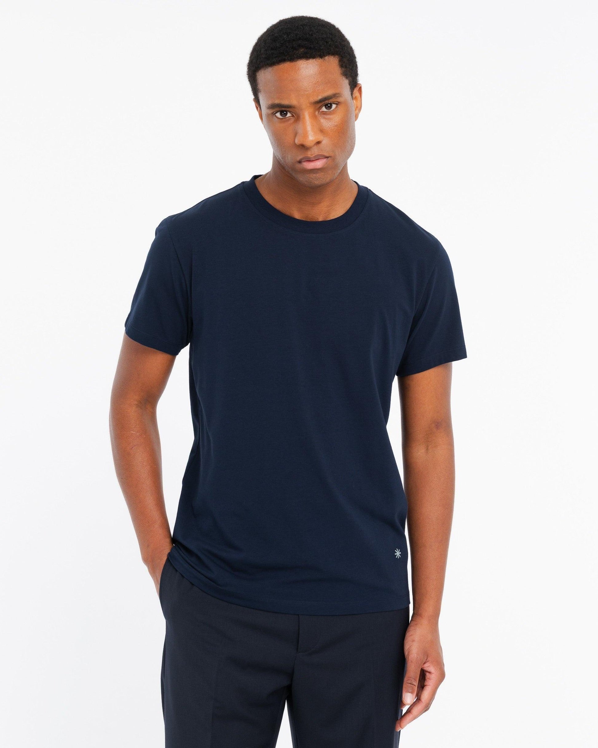 t-shirt in jersey di cotone stretch 4032M568 263284 89 MANUEL RITZ 