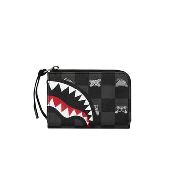 portafoglio gray peeking character check 910W8917 NSZ SPRAYGROUND 