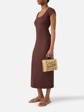 Borsa Vanity mini straw VANITY MINI STR 00349 MC2 SAINT BARTH 