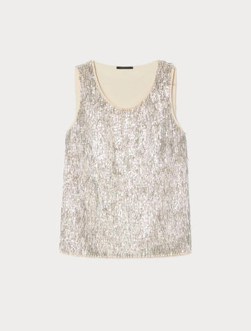 top in tulle ricamato MRNCELEBRE 002 MARINA RINALDI 