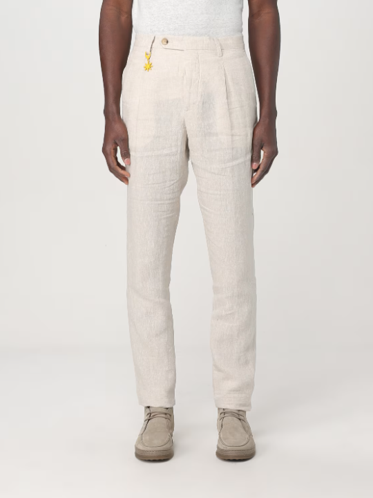 pantalone in lino 3832P1648L 253127 21 MANUEL RITZ 
