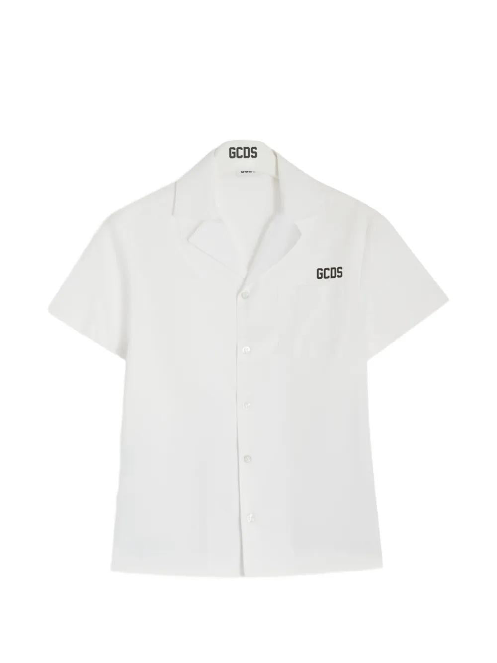 camicia con logo posteriore C1BJQH517T330 100 GCDS 