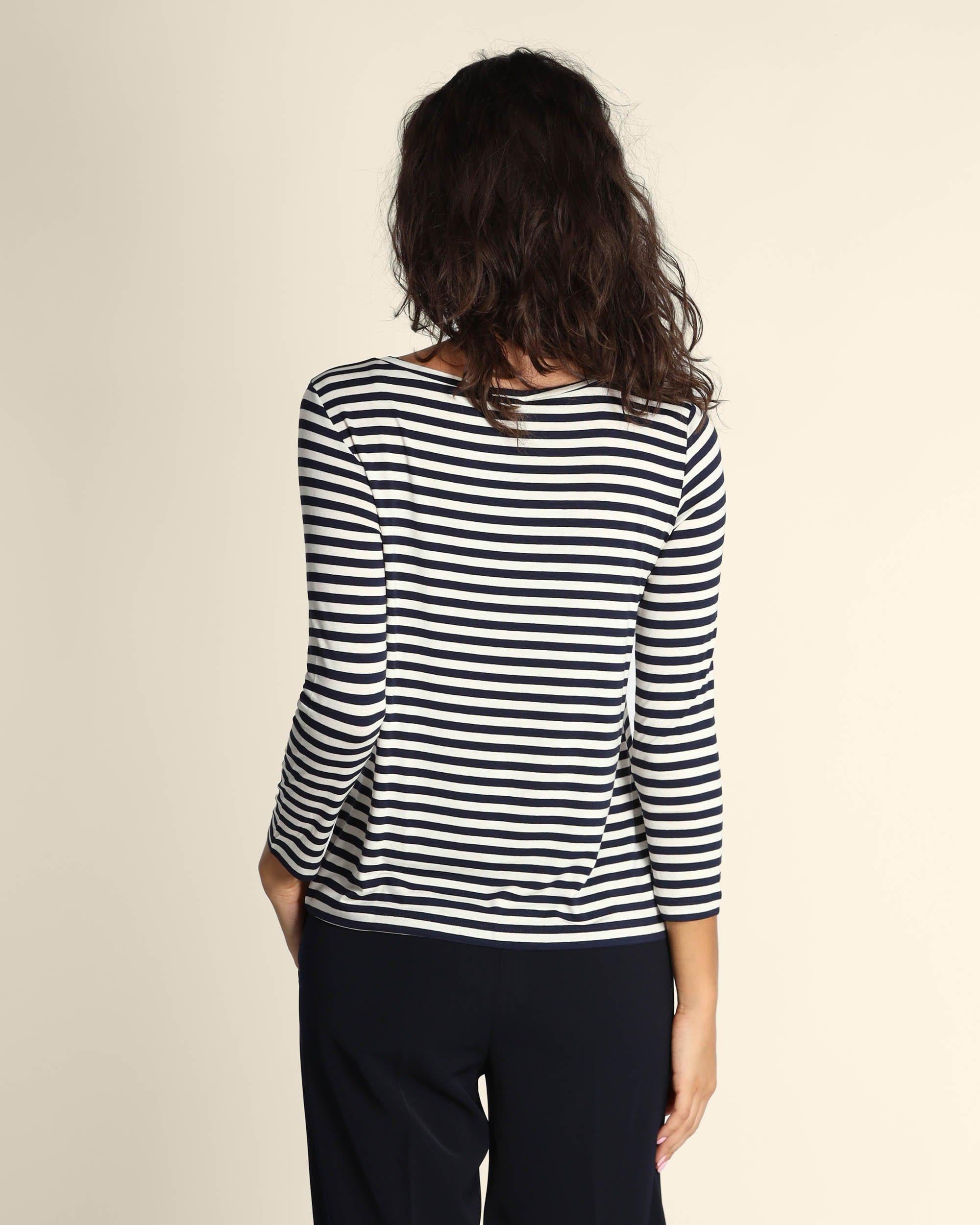 t-shirt fantasia a righe POLPO 001 EMME MARELLA 