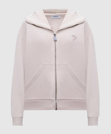 felpa full zip con logo F491KF0234DFZ4 004 DONDUP 