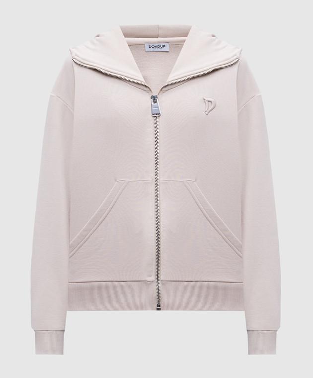 felpa full zip con logo F491KF0234DFZ4 004 DONDUP 