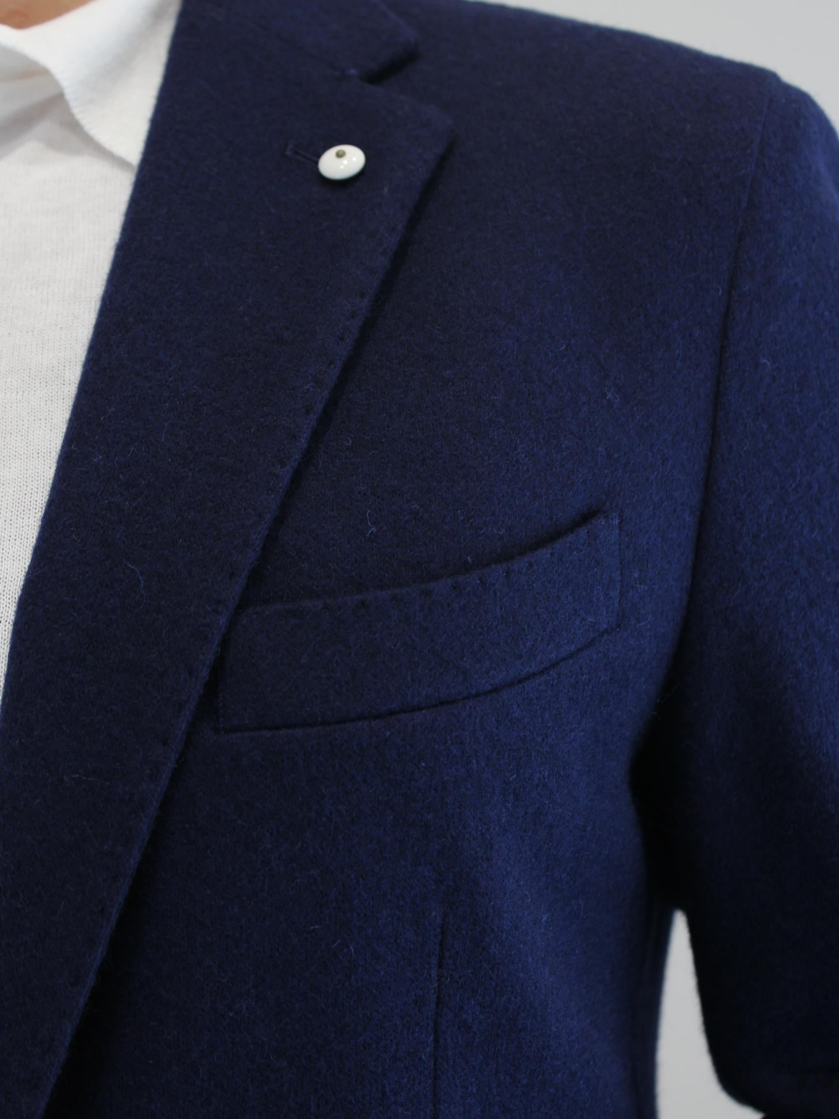 Giacca con revers classico 25703 2819 07 LUIGI BIANCHI MANTOVA 