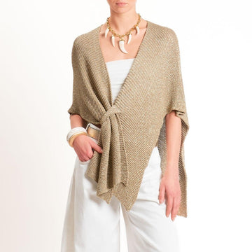 cardigan in lurex oro 7AB7098 ORO VICOLO 