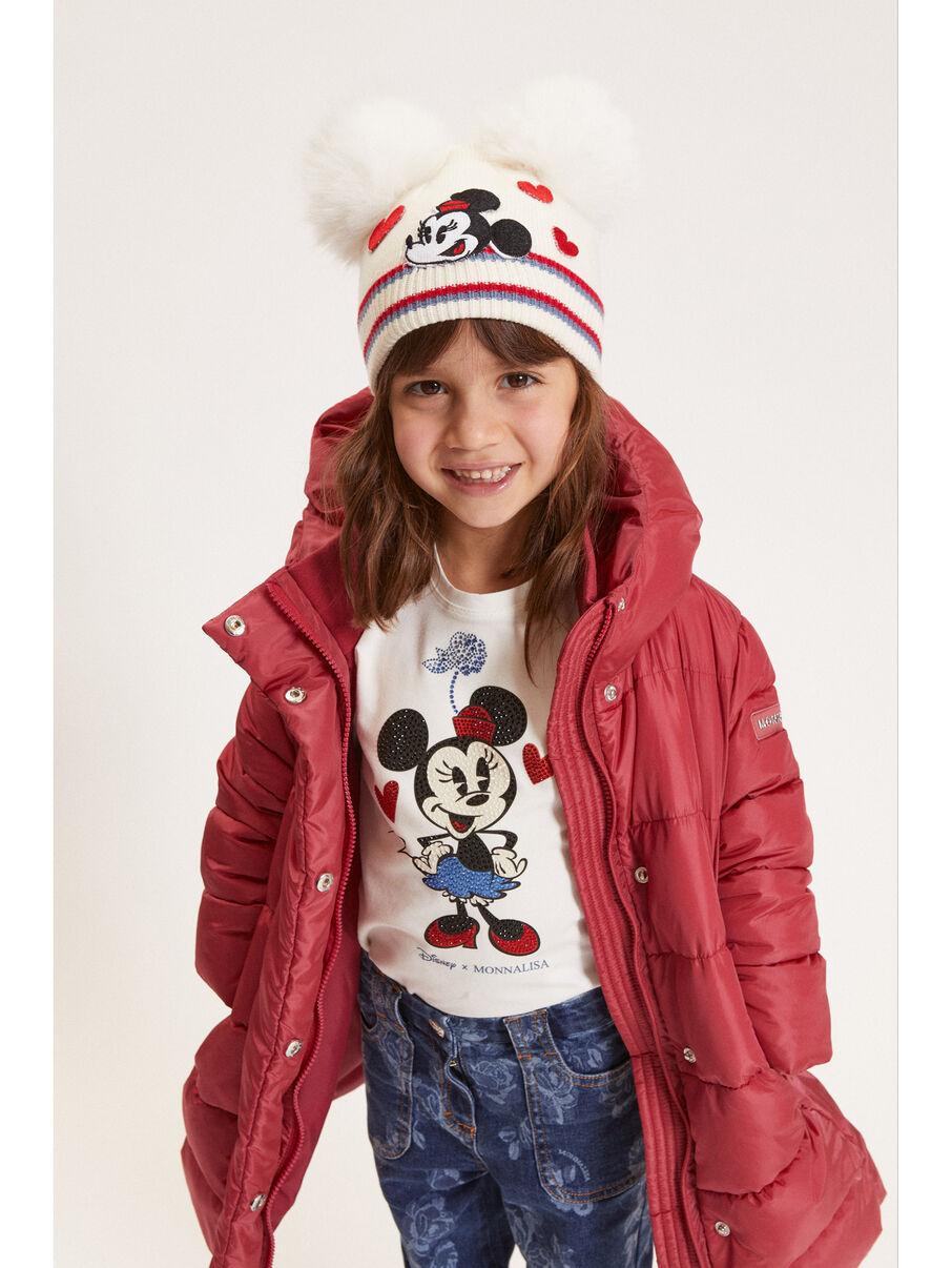 t-shirt minnie con strass 19F608 6003 0001 MONNALISA 