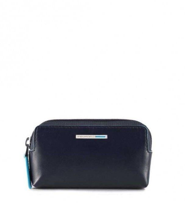 astuccio portachiavi a due anelle PC4216B2 BLU2 PIQUADRO 