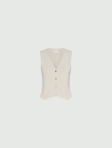 MARella gilet con scollo a V Bianco