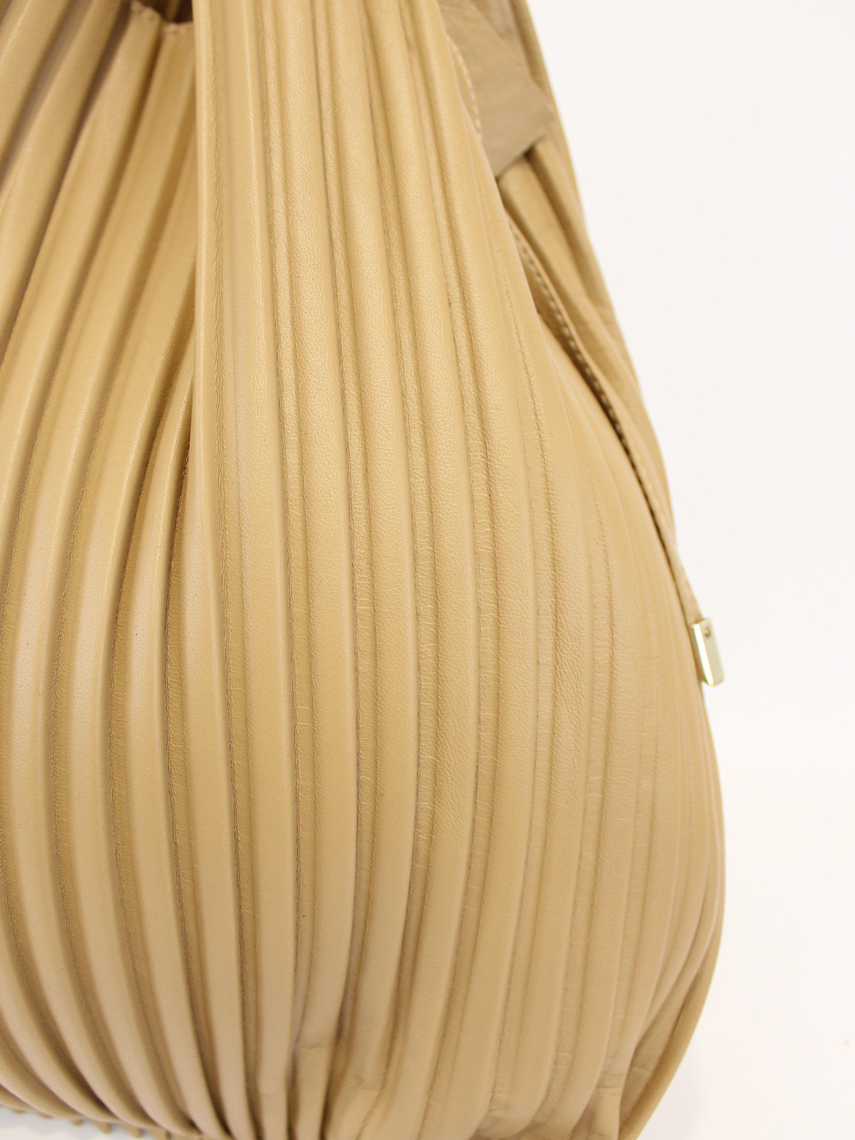 borsa picasso plissè PICASSO PLISSE CAMEL ANITA BILARDI 