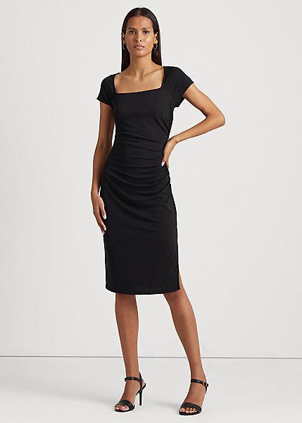 abito in jersey stretch nero 250-903029 001 LAUREN RALPH LAUREN 