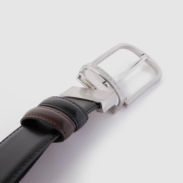 cintura in pelle bicolor CU3049C11 NM PIQUADRO 