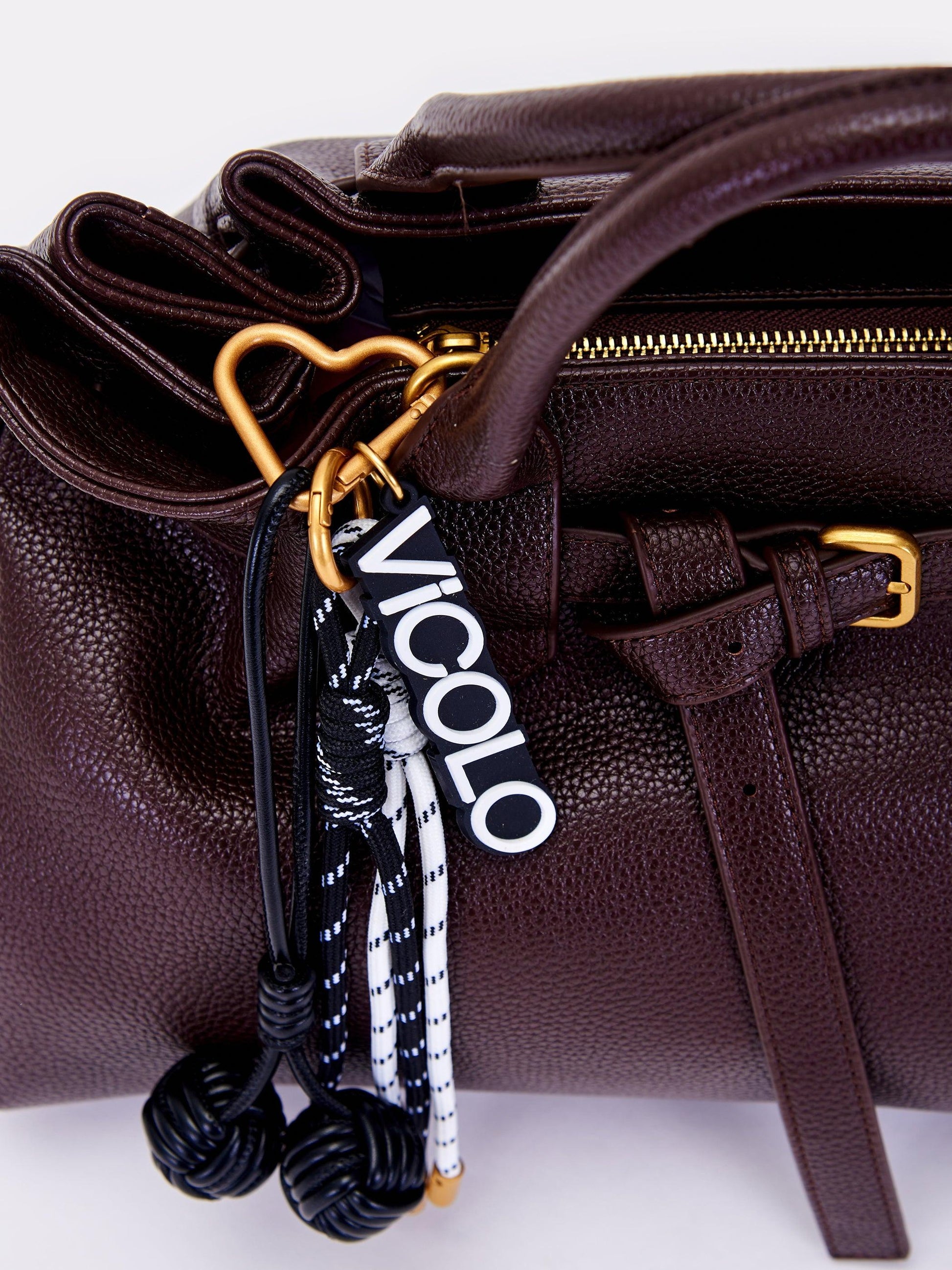 Charm con applicazioni XF0034 NERO VICOLO 