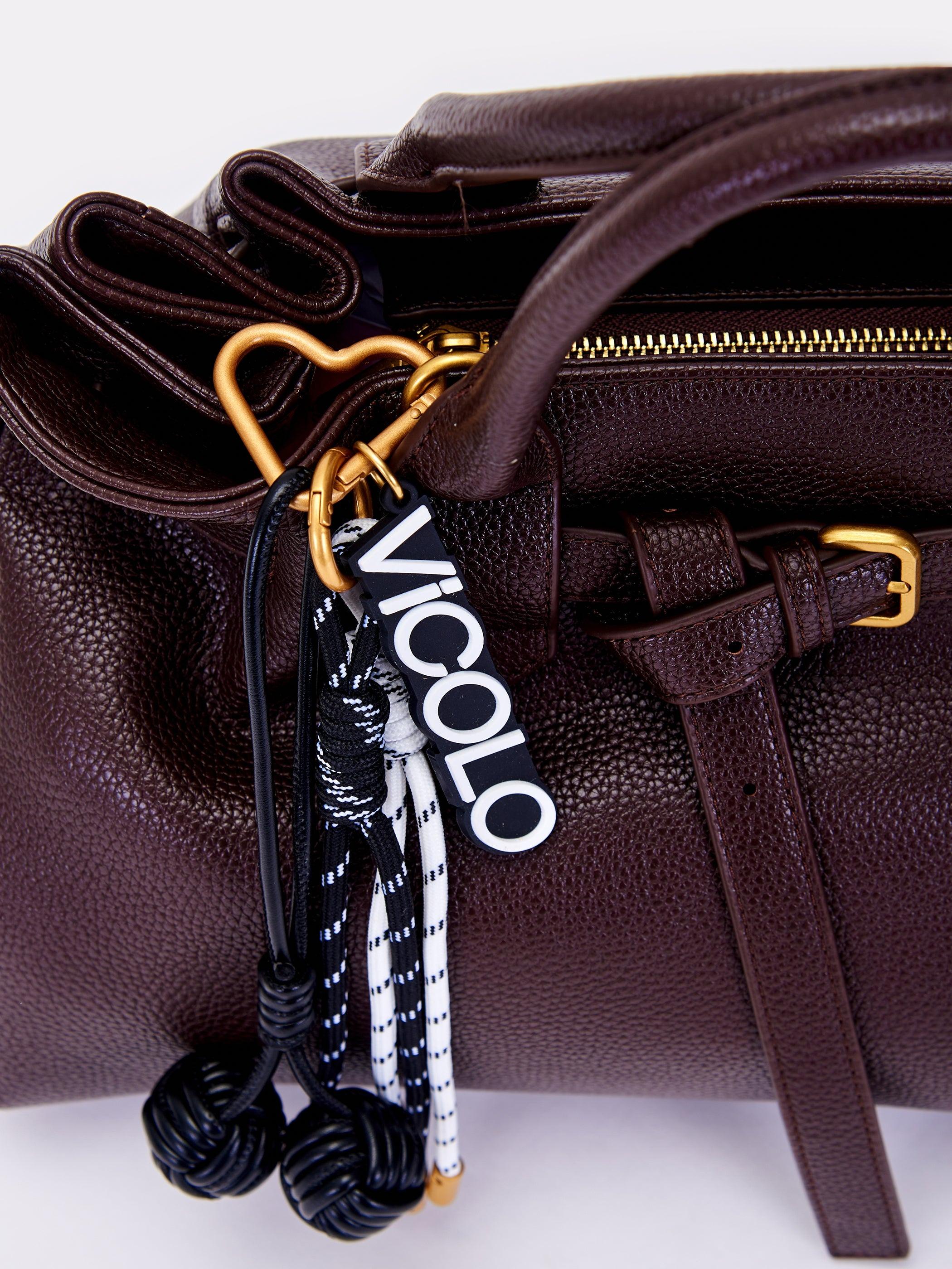 Charm con applicazioni XF0034 NERO VICOLO 