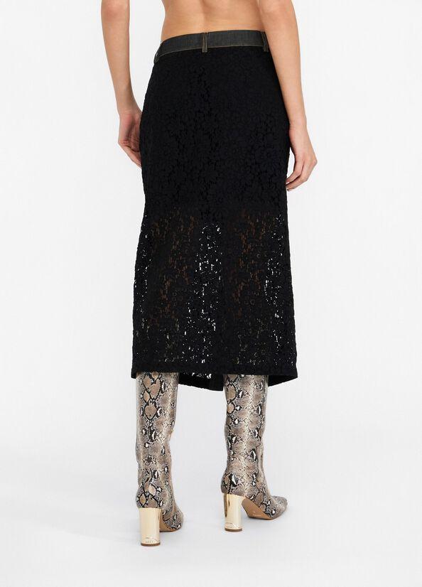 gonna in pizzo UF5207J4078 88000 LIU JO DENIM 