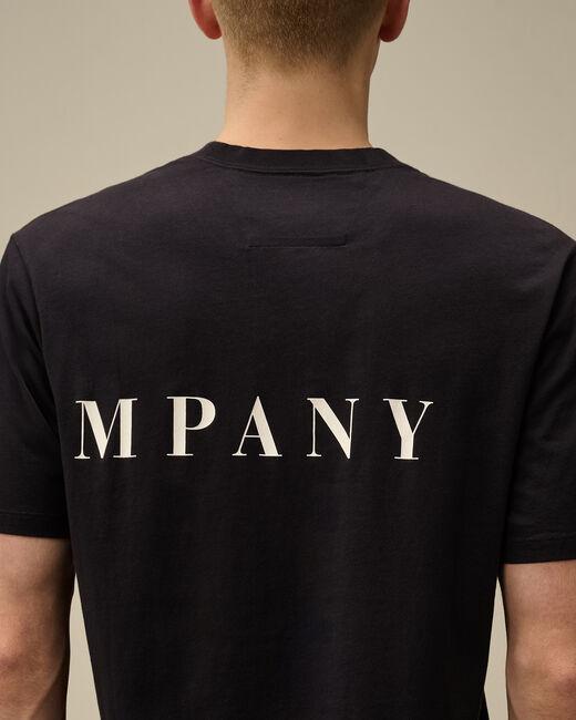 t-shirt front back logo 18CMTS139A 005100W 888 CP COMPANY 